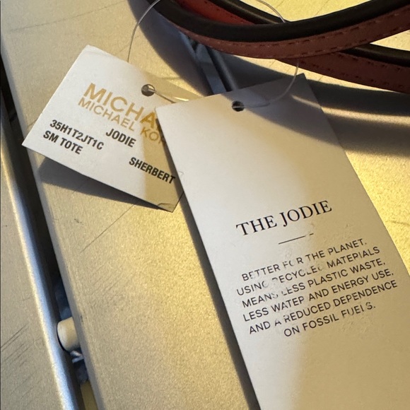 MICHAEL KORS Jodie Small Logo Jacquard Tote Bag NWT - Picture 8 of 8